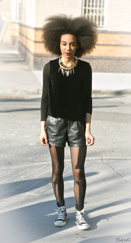 7 Easy Way to Wear Leather Shorts